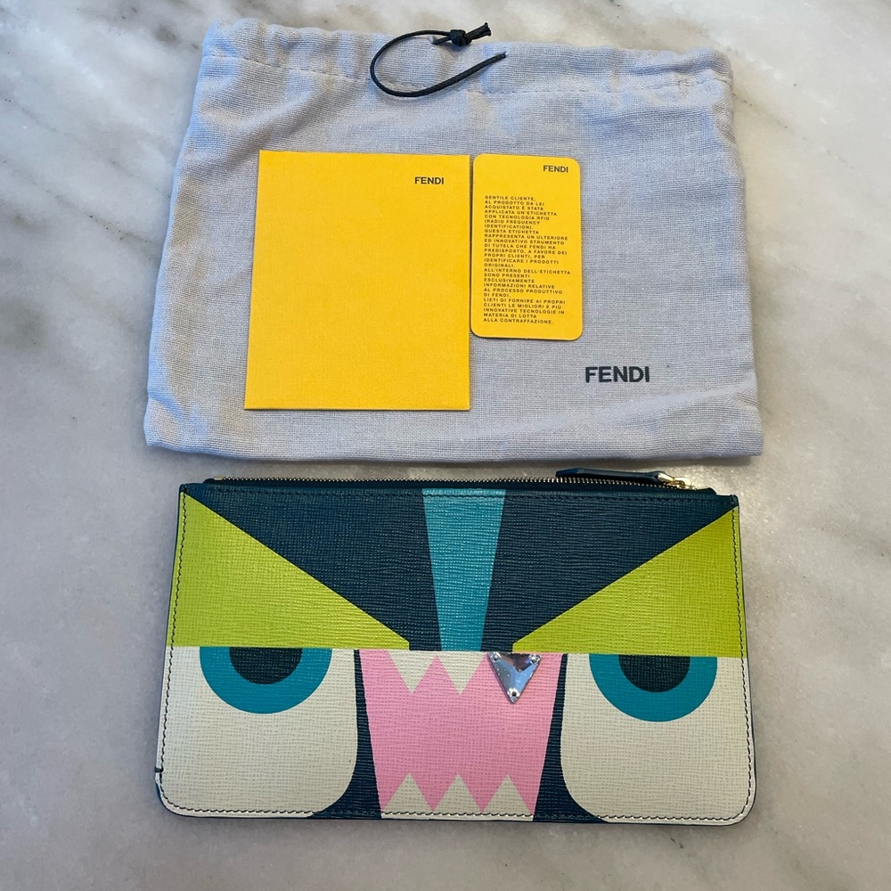 Fendi Monster Clutch/Pouch